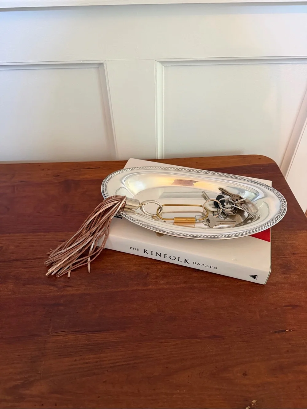 Vintage International Silver Company Silverplate Oval Tray